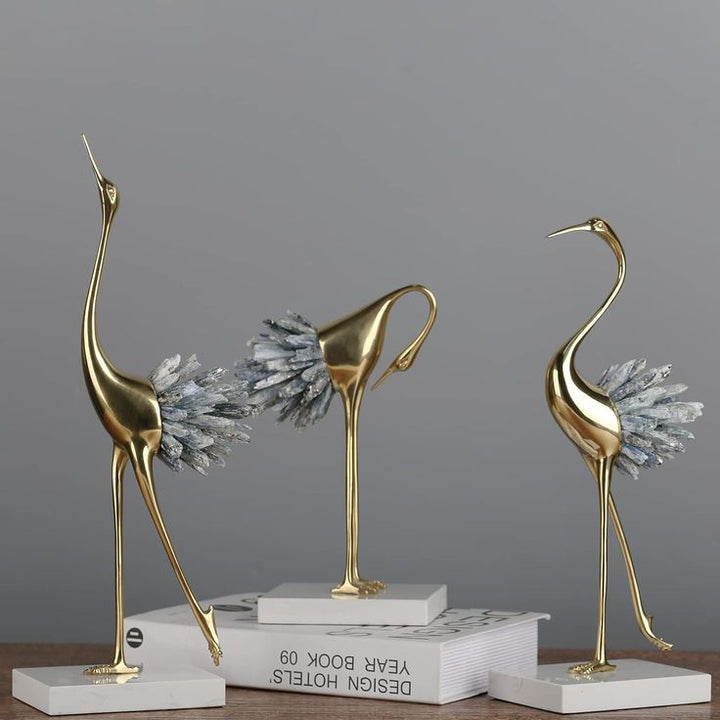 Crystal Plume Sculpture