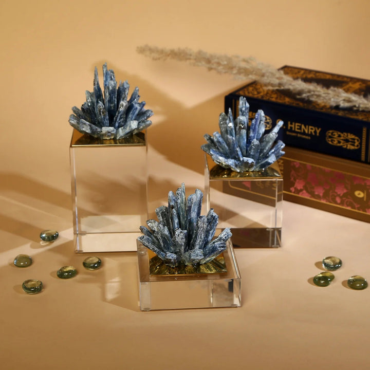 Azure Crystal Bloom