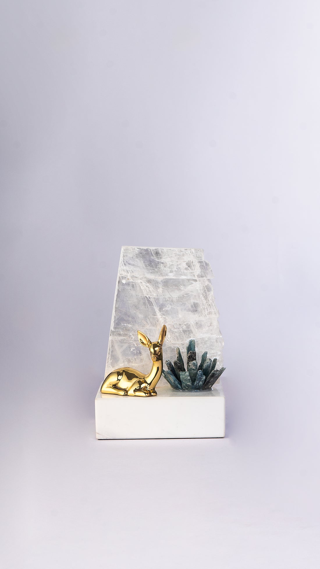 Golden Fawn Sculpture