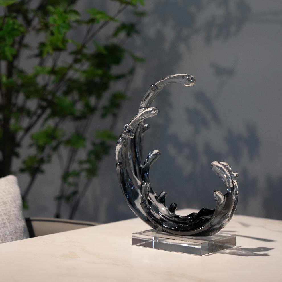 Crystal Wave Sculptures