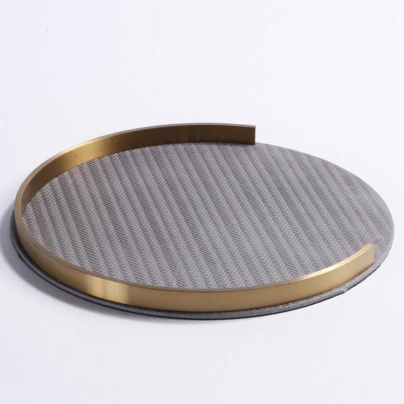 Tray Rim Modern Brass Rim Tray – The Statement Home