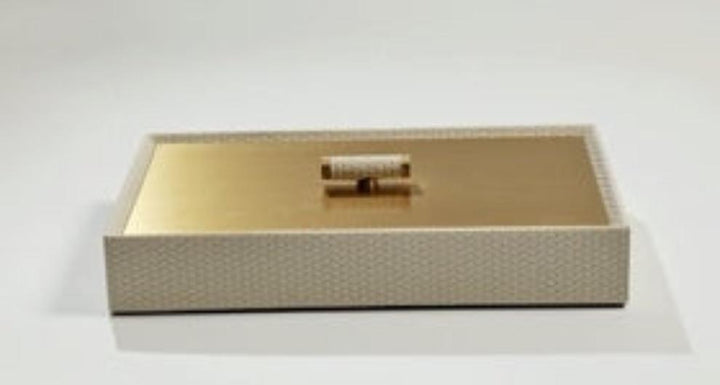 Golden Elegance Tissue Box