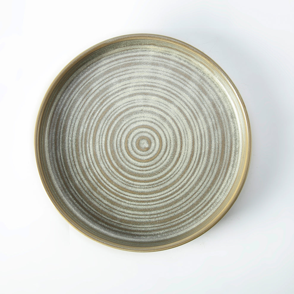 Flare Collection - Raised Rim Round Plate