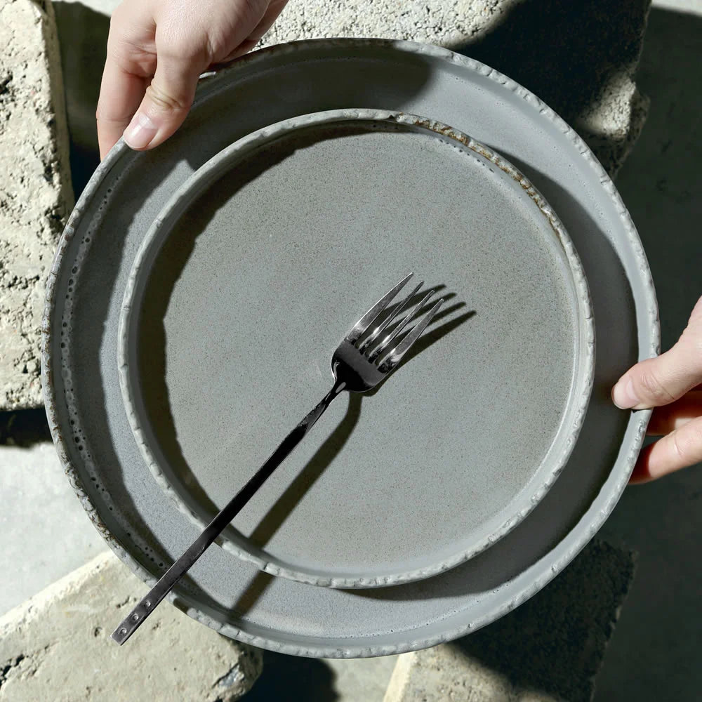 Slate Collection - Round Plate Stackable