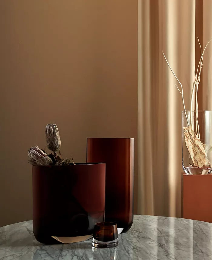 Crimson Elegance Vase