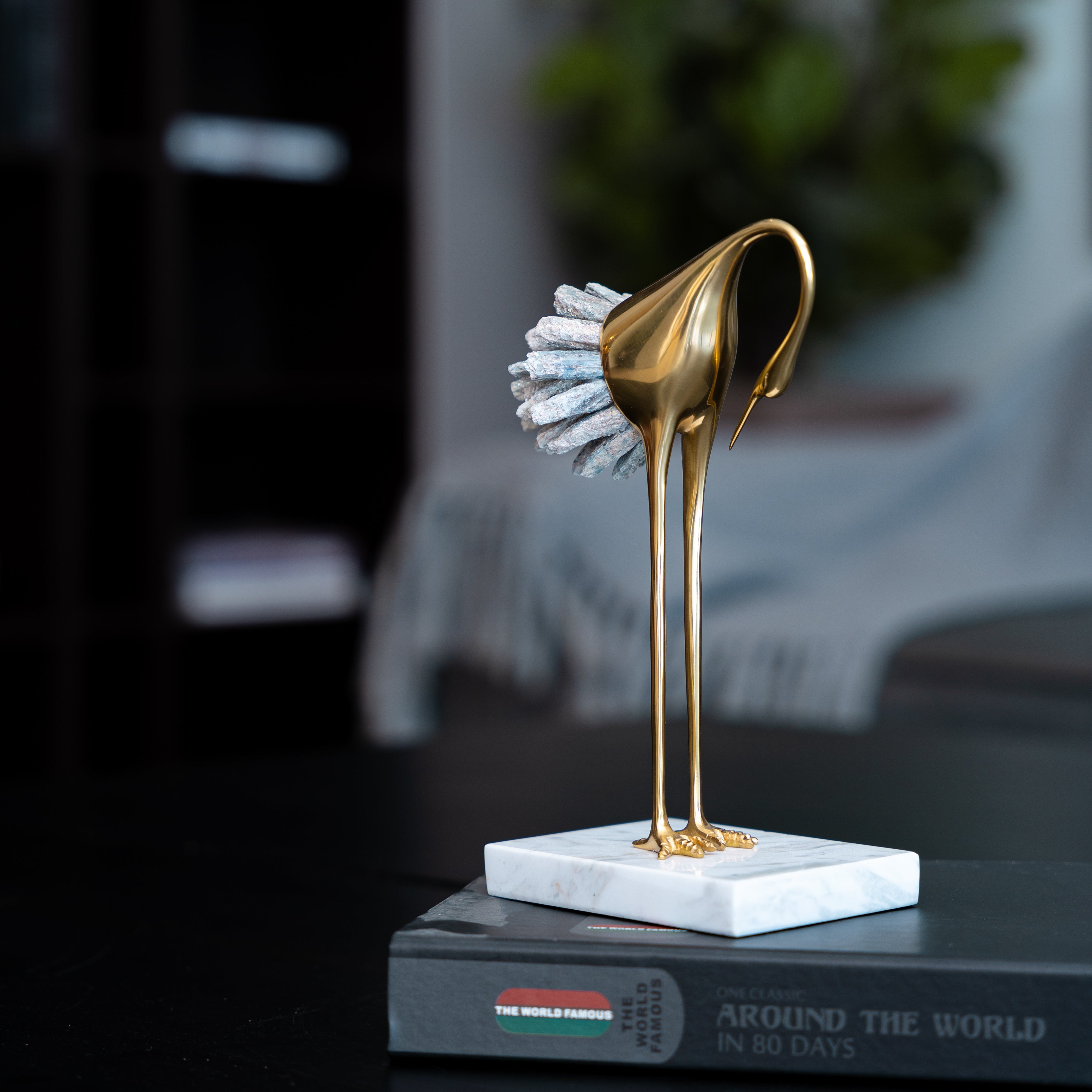 Crystal Plume Sculpture