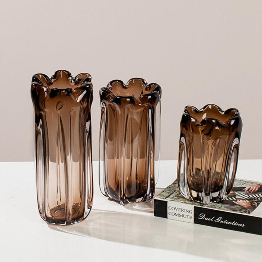 Caramel Cascade Vase