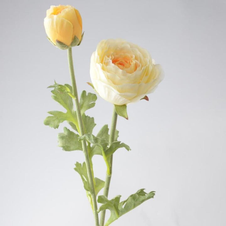 Cream Yellow Rose Spray Single