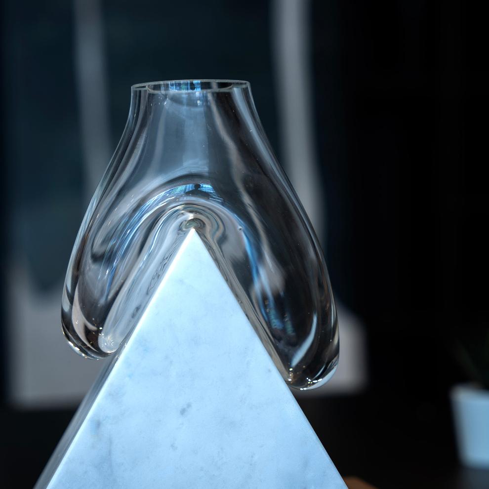 Pyramid Blossom Vase