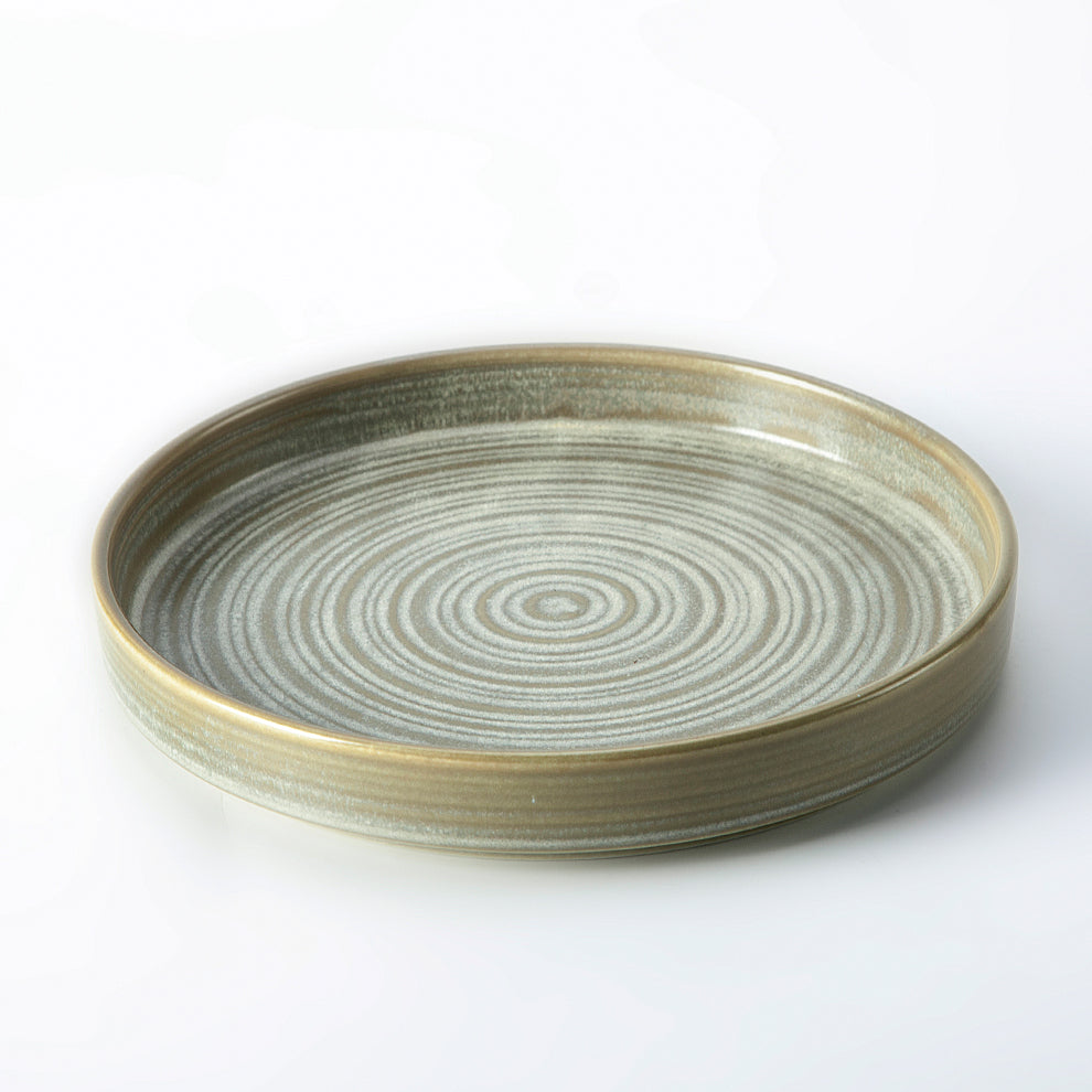 Raised Rim Plate Set Flare Collection - Raised Rim Round Plate – The Statement Home