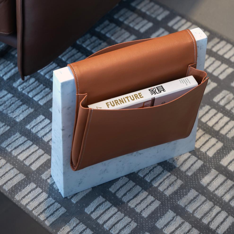 Luxe Leather Storage Stand