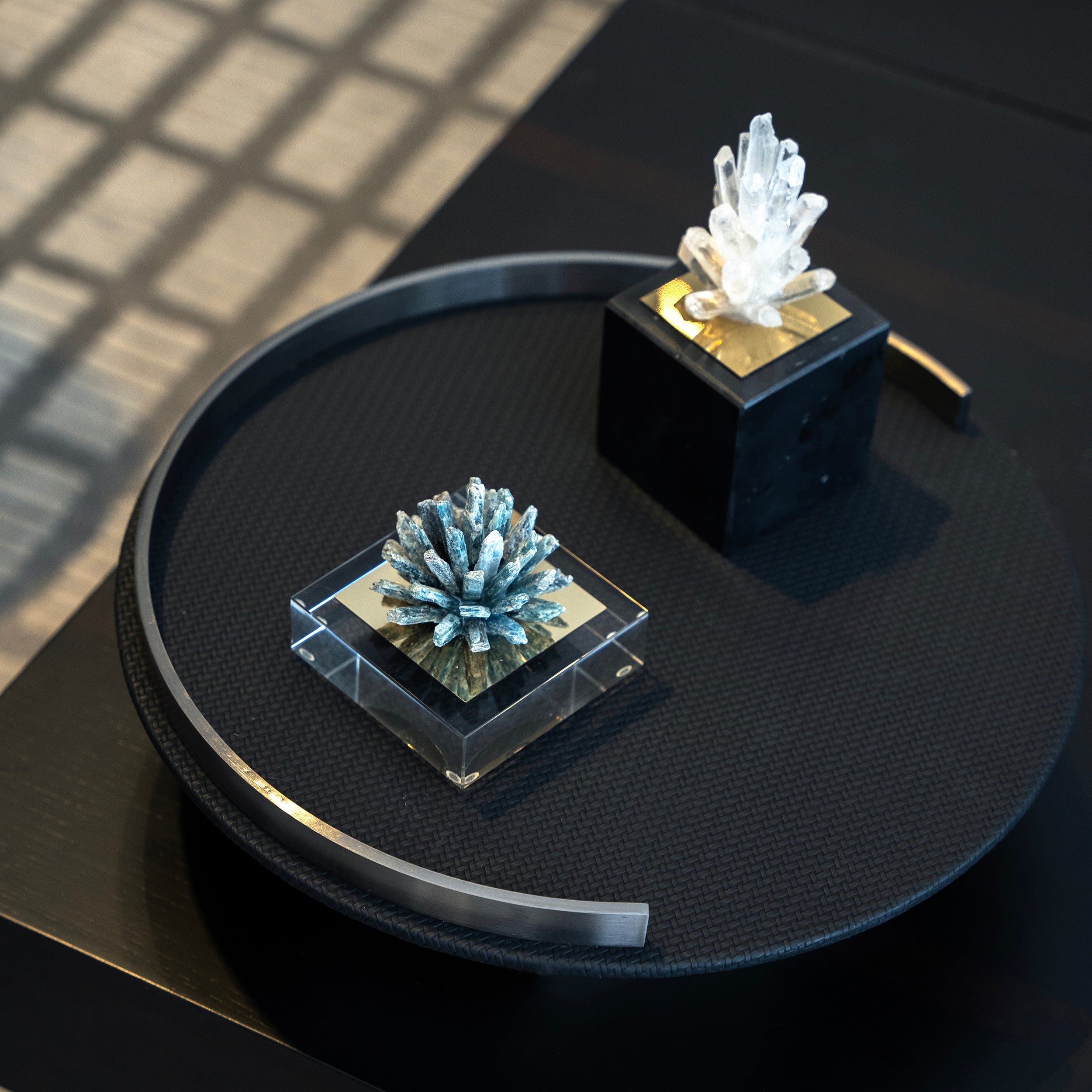 Modern Black Rim Tray