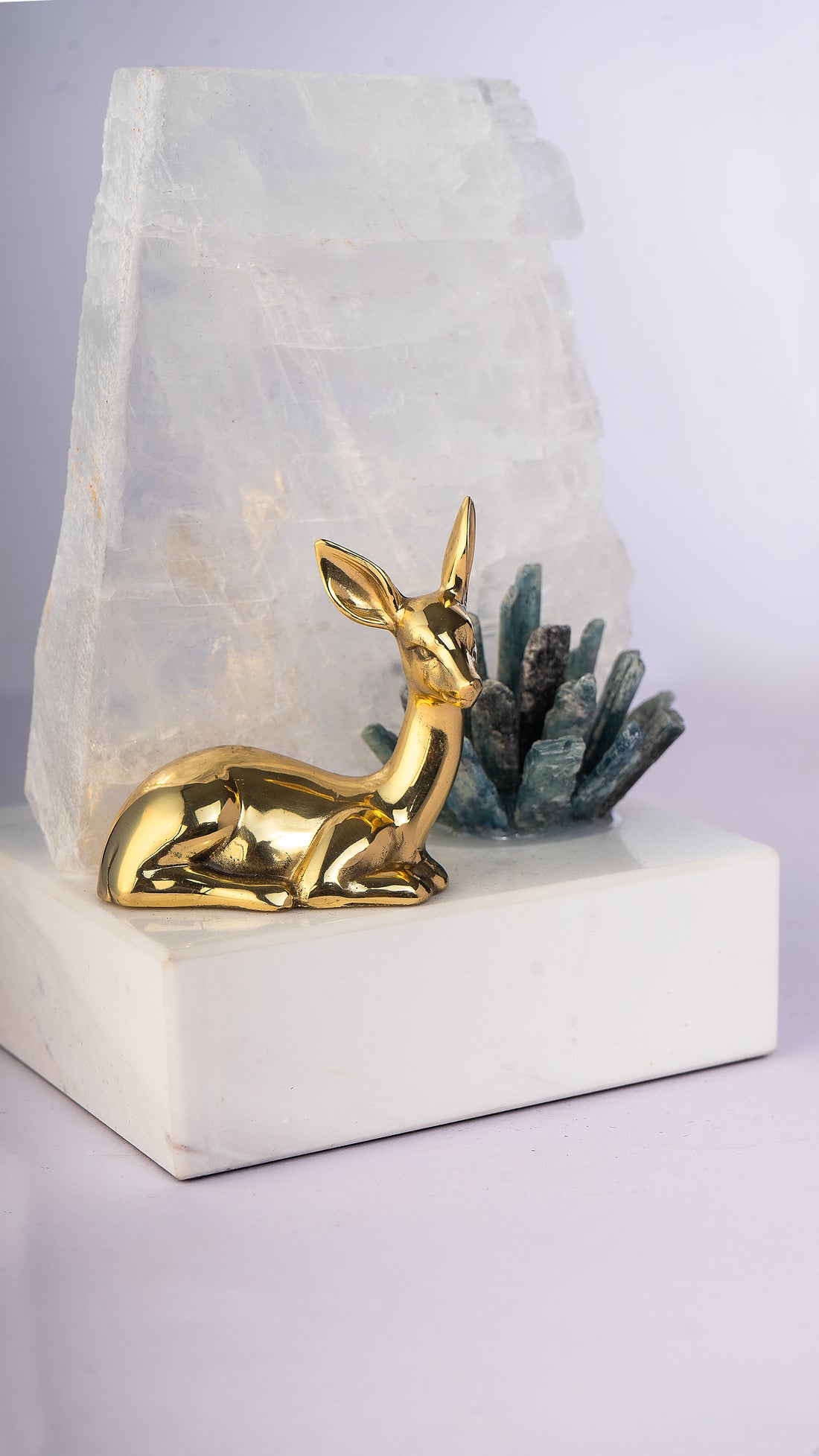 Golden Fawn Sculpture