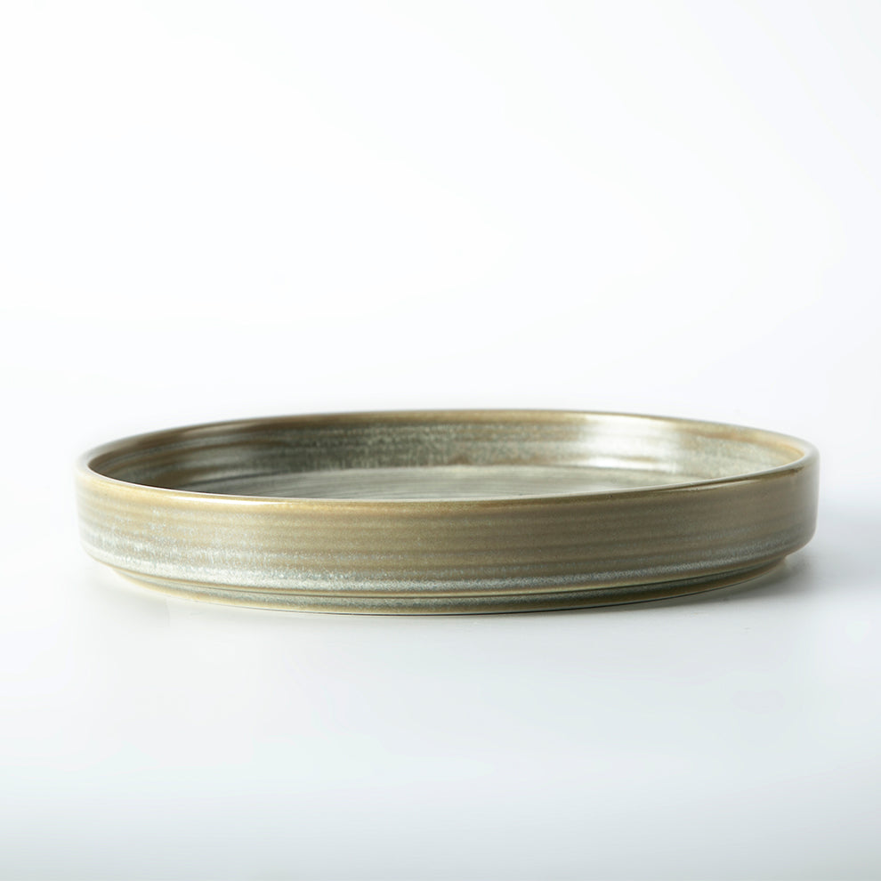 Raised Rim Plate Set Flare Collection - Raised Rim Round Plate – The Statement Home