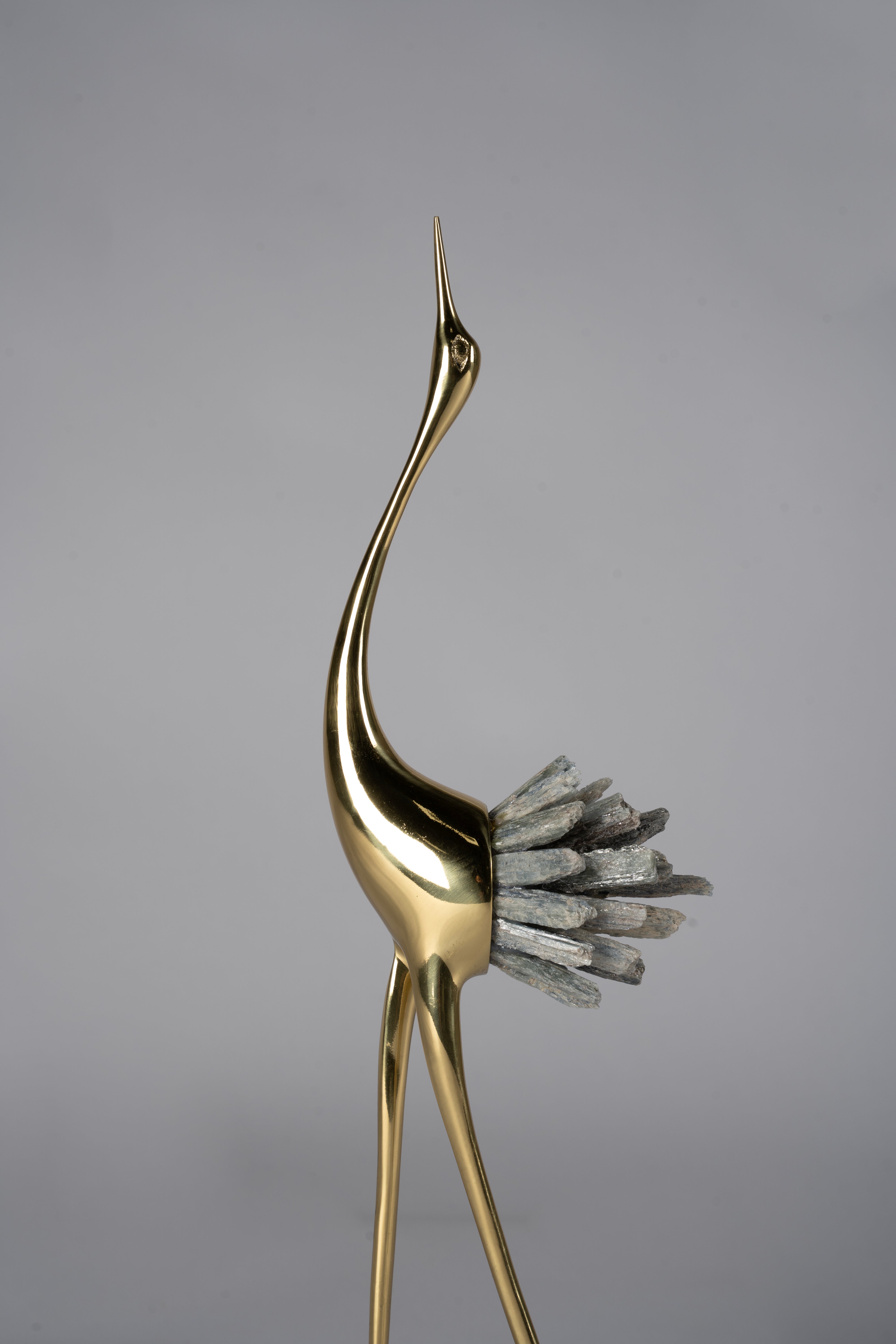 Crystal Plume Sculpture