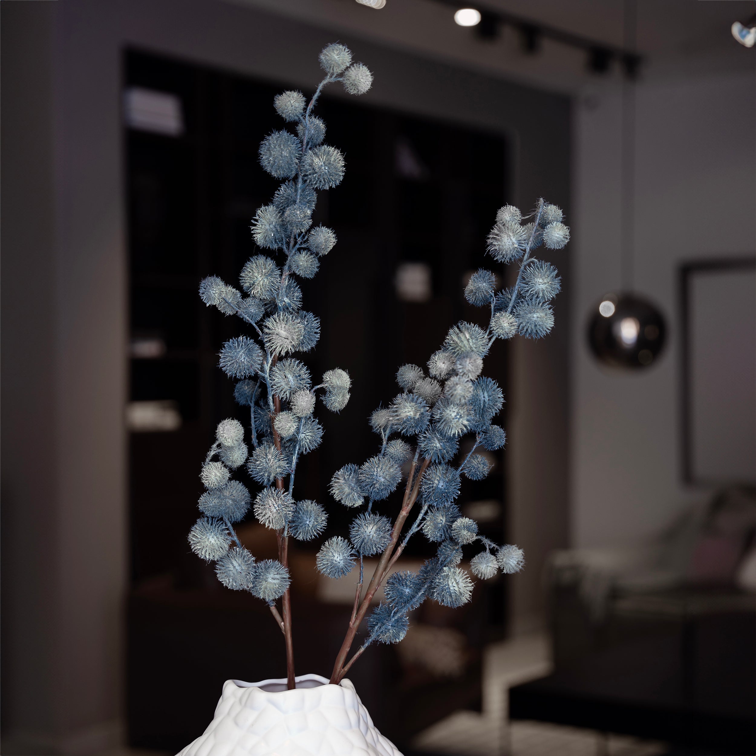 Blue Green Echinops Globe Thistles