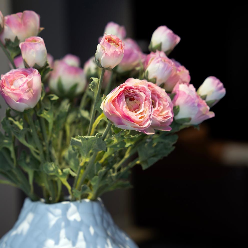 Pink Rose Spray Single