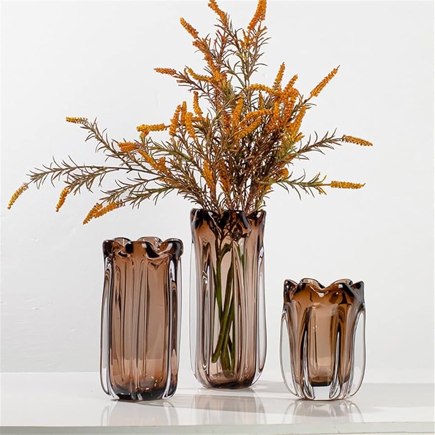 Caramel Cascade Vase