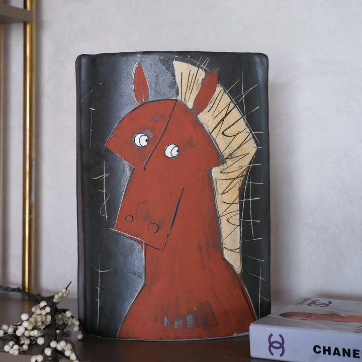 Abstract Horse Head Art Sculpture