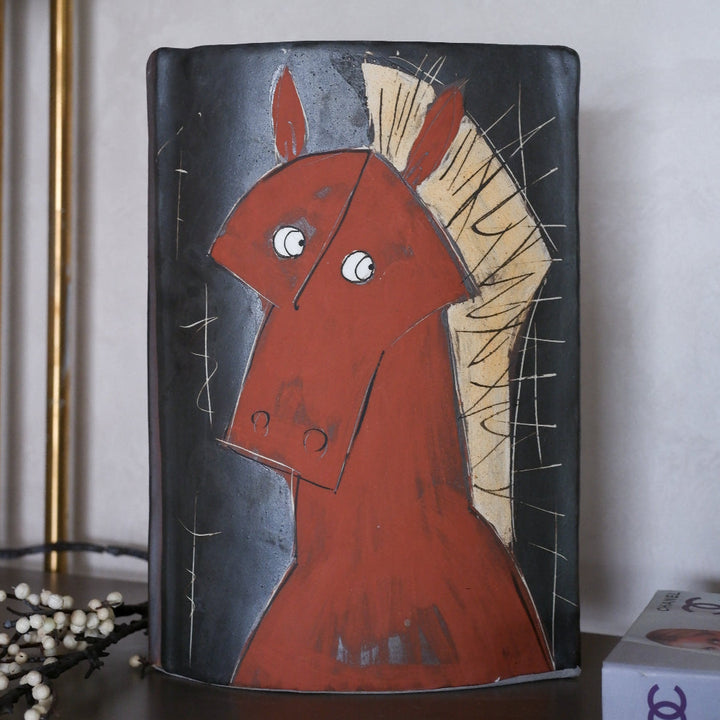 Abstract Horse Head Art Sculpture