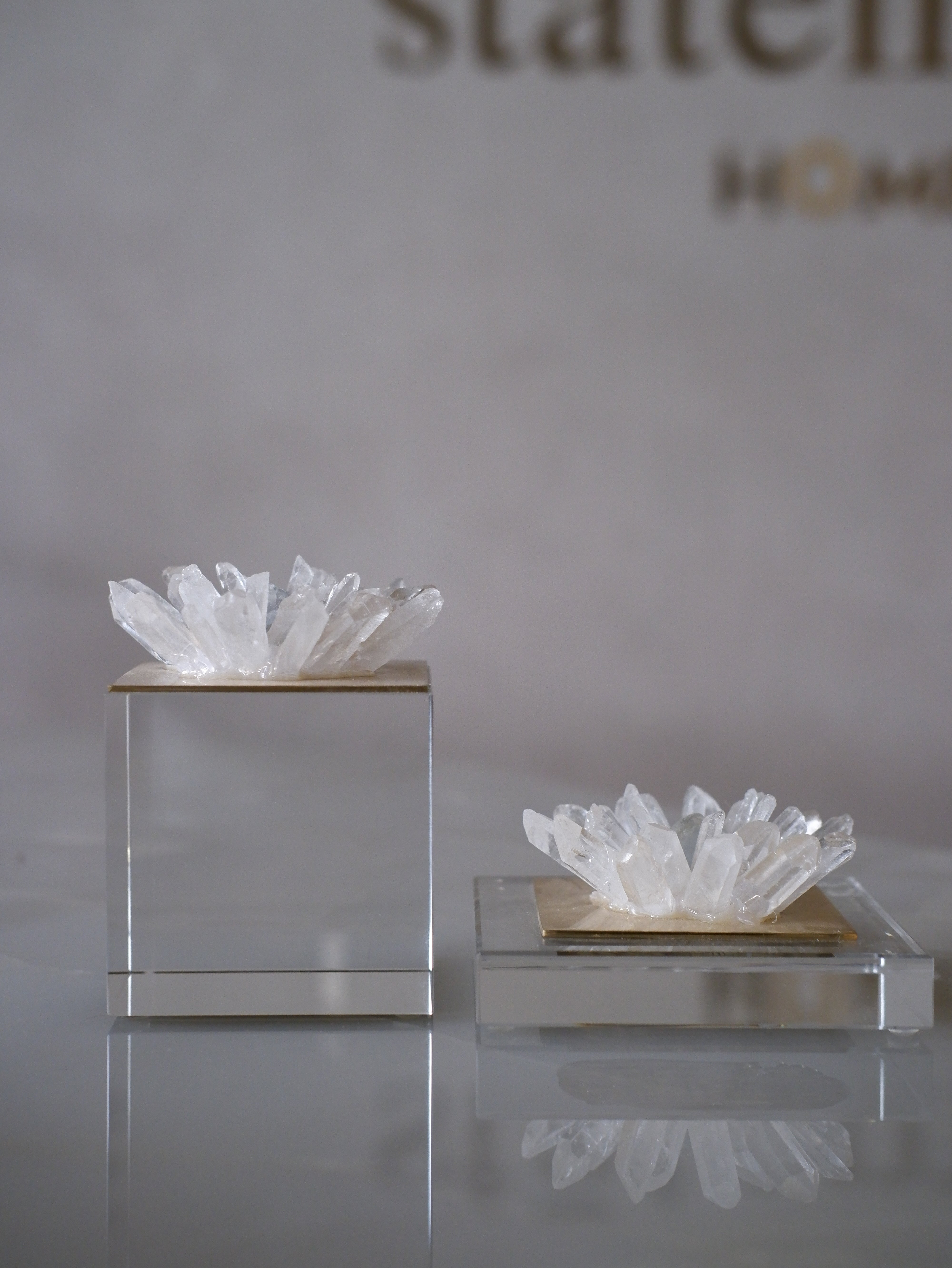 Crystal Bloom Black Marble