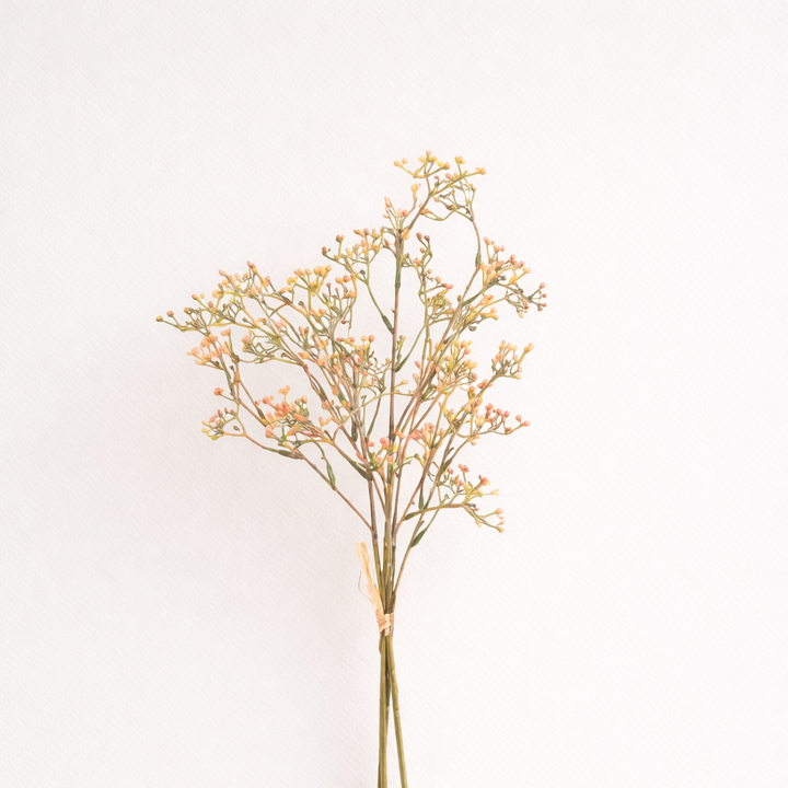 Peach Blush Wax Flowers