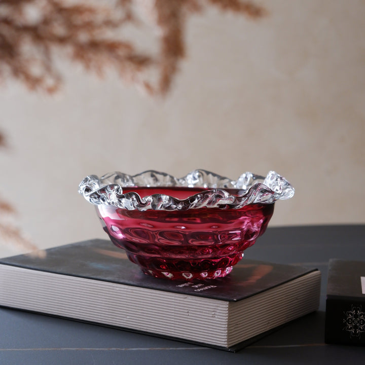 Blush Ruffle Bowl