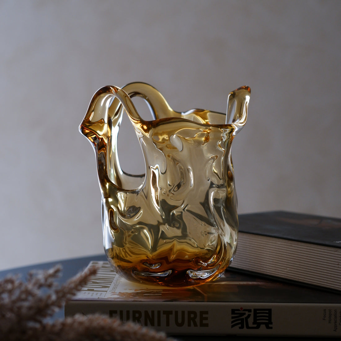 Moltem Amber Vase