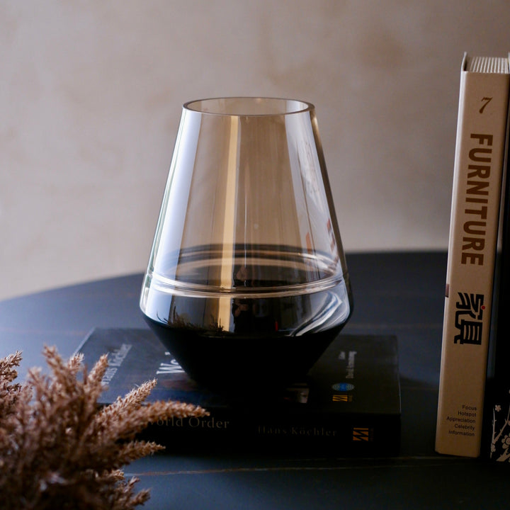 Obsidian Taper Vase