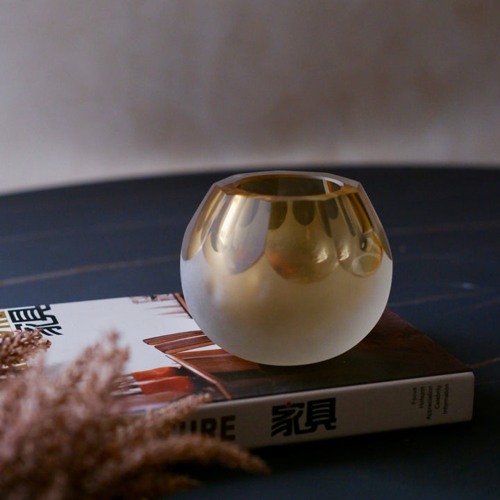 Amber Faceted Gem