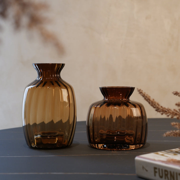 Amber Aura Vases