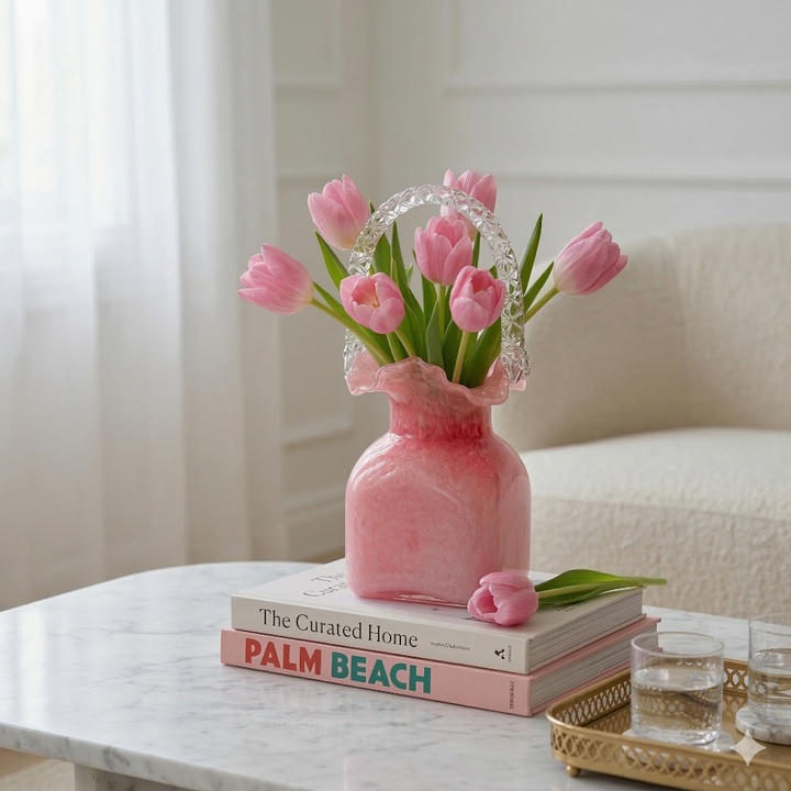 Blush Bloom Vase Rose