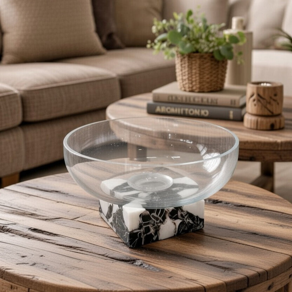 Frosted Marble Bowl