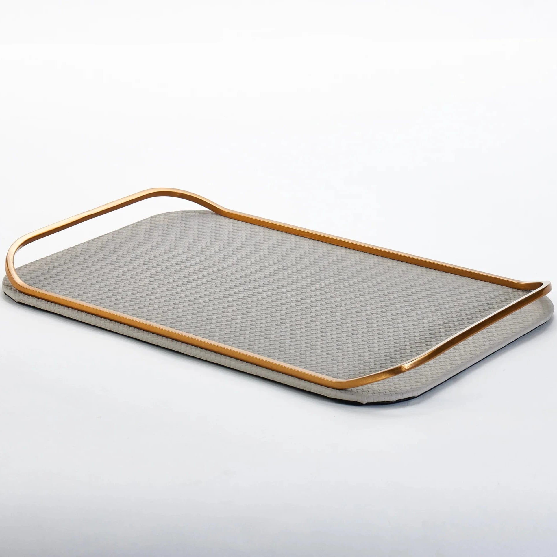 Elegant Brass Edge Tray