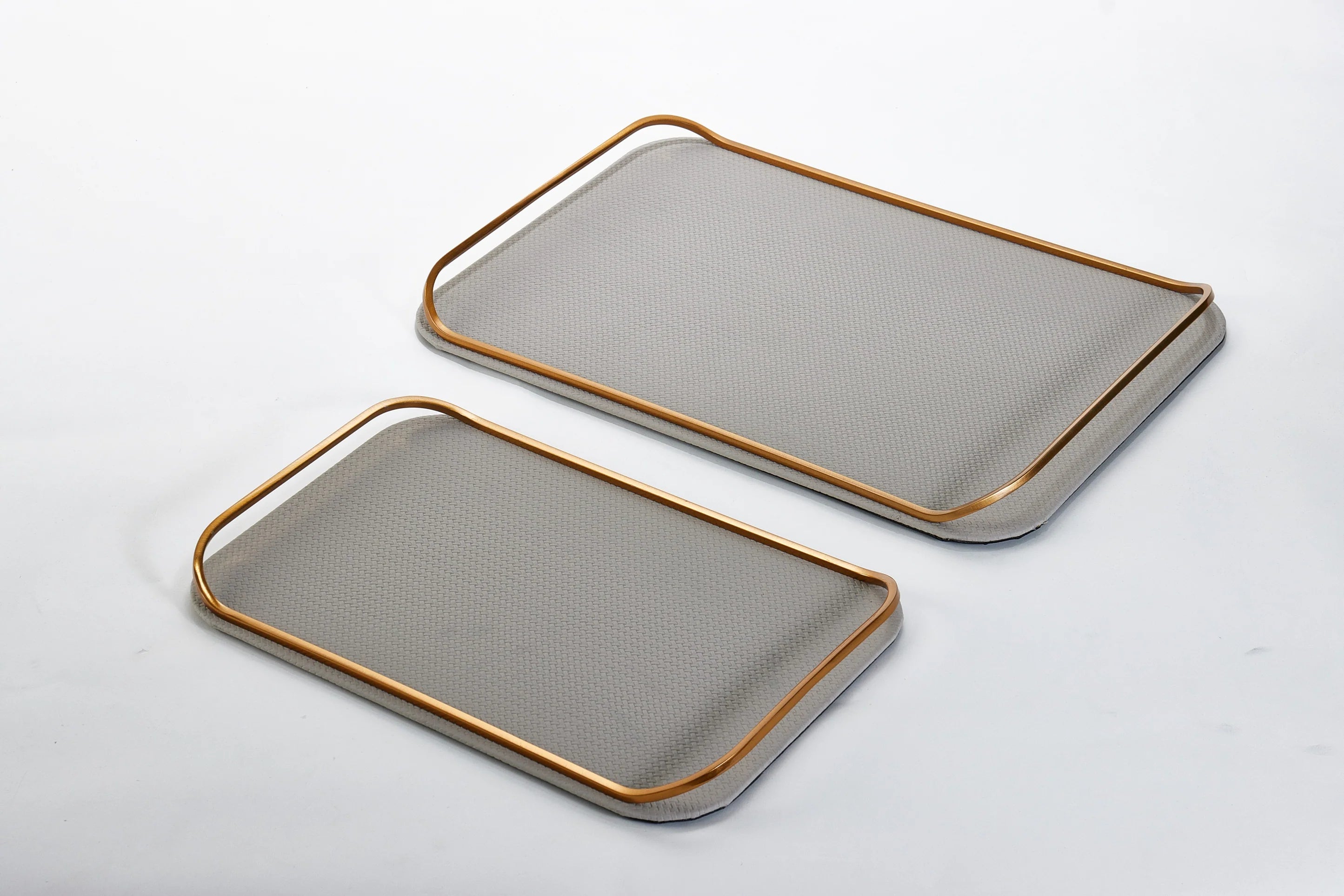Elegant Brass Edge Tray