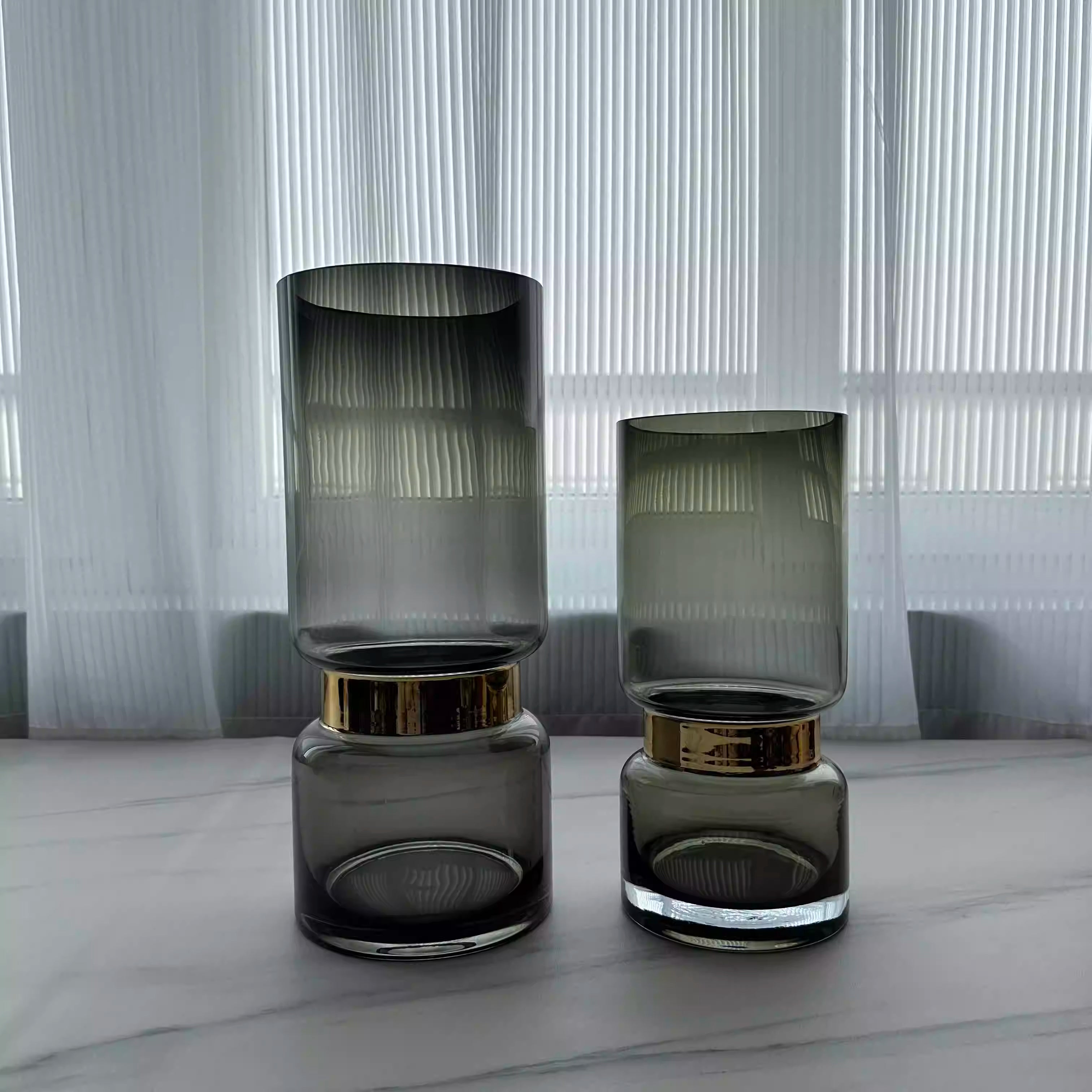 Onyx Cylinder Vases
