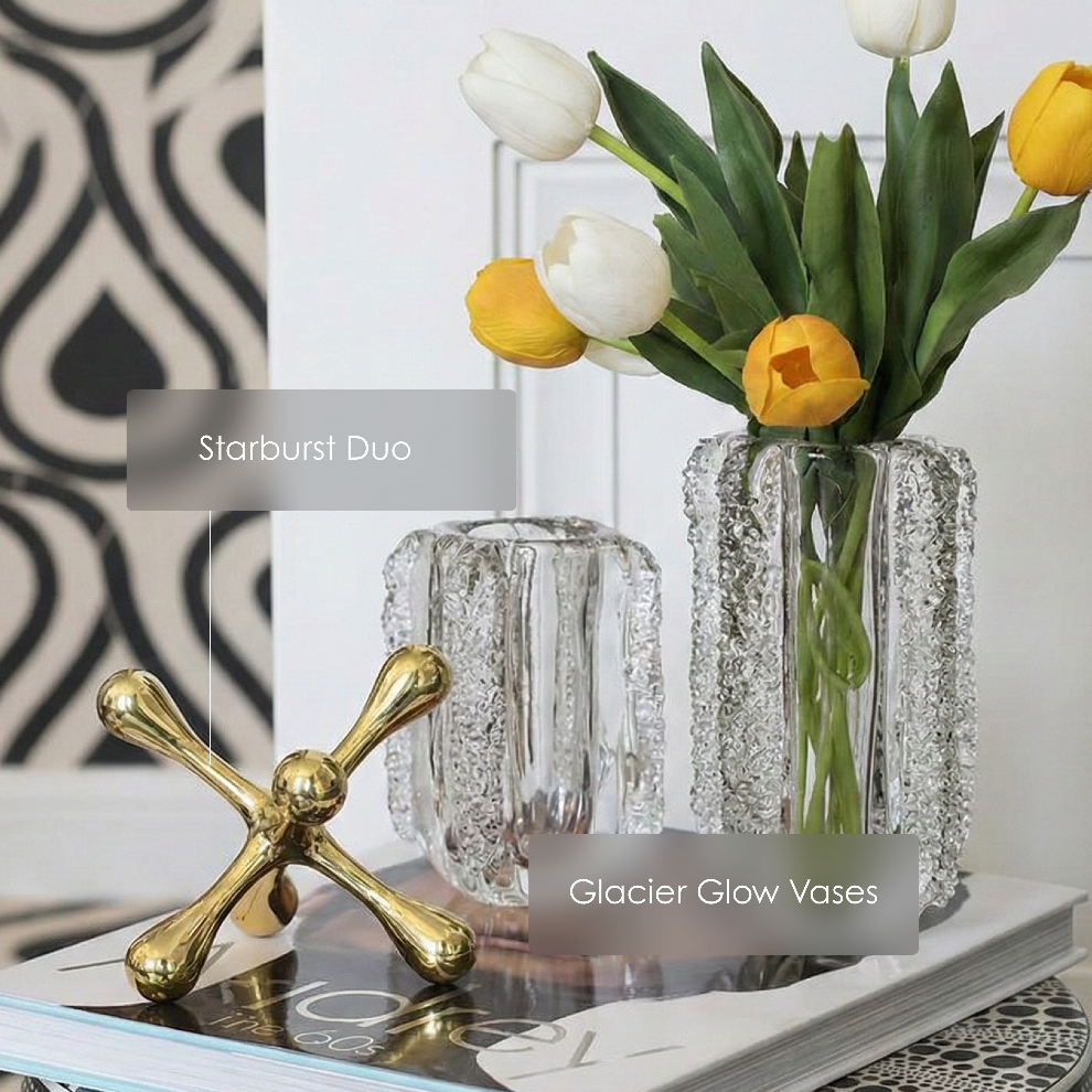 Glacier Glow Vases