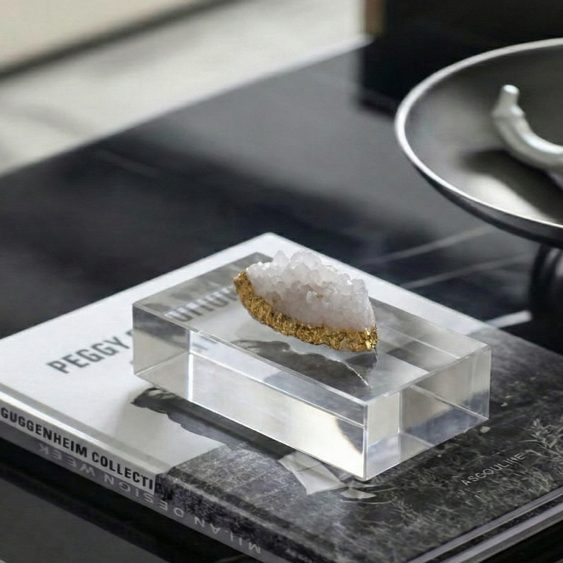 Golden Geode Display