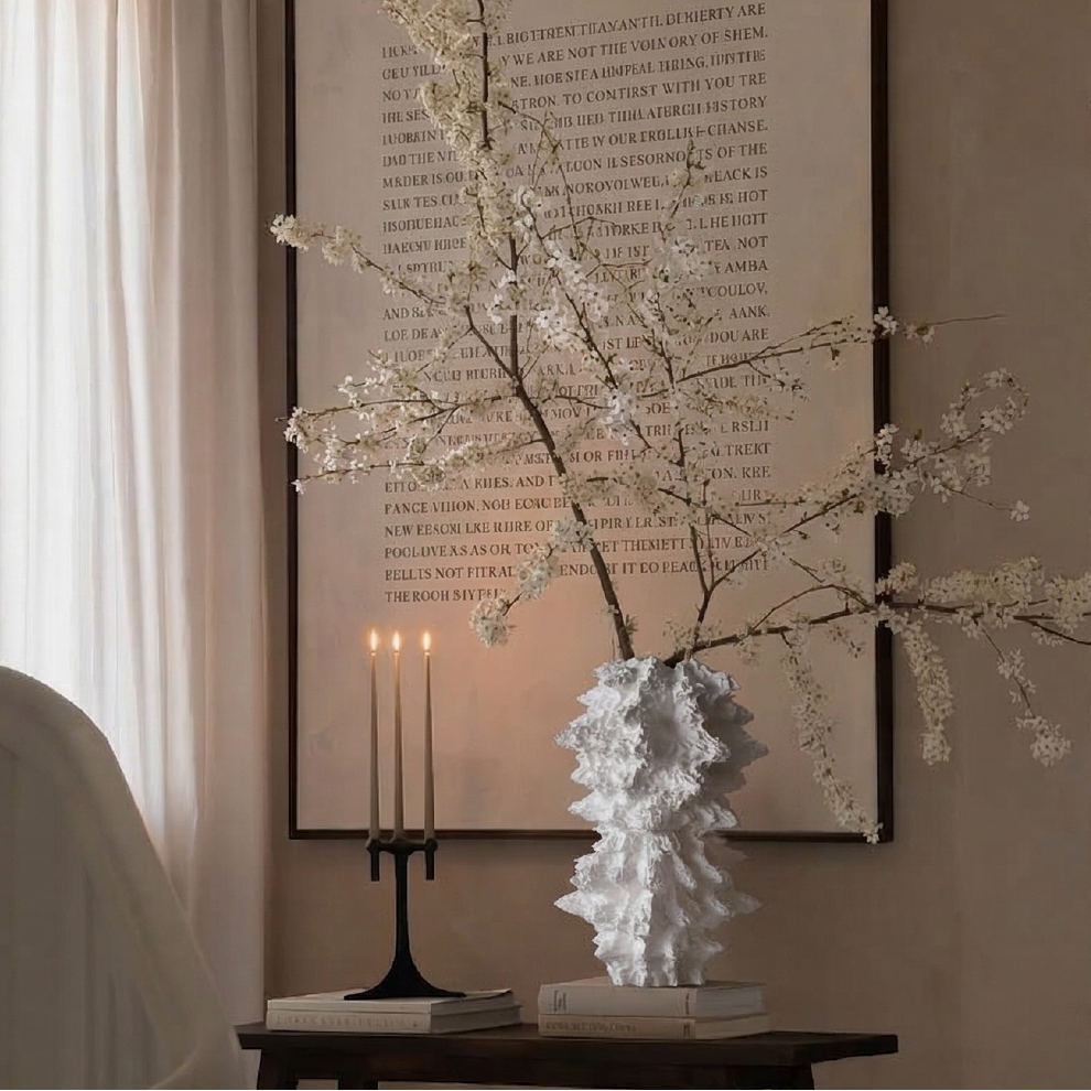 Layered Sculptural White Piece