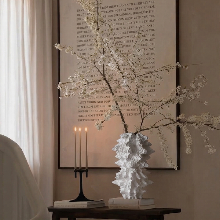Layered Sculptural White Piece
