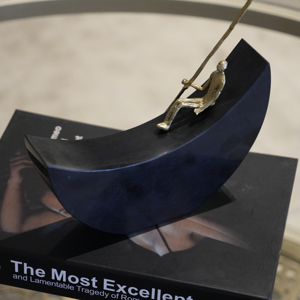 Luna Arc Hanging Sculpture