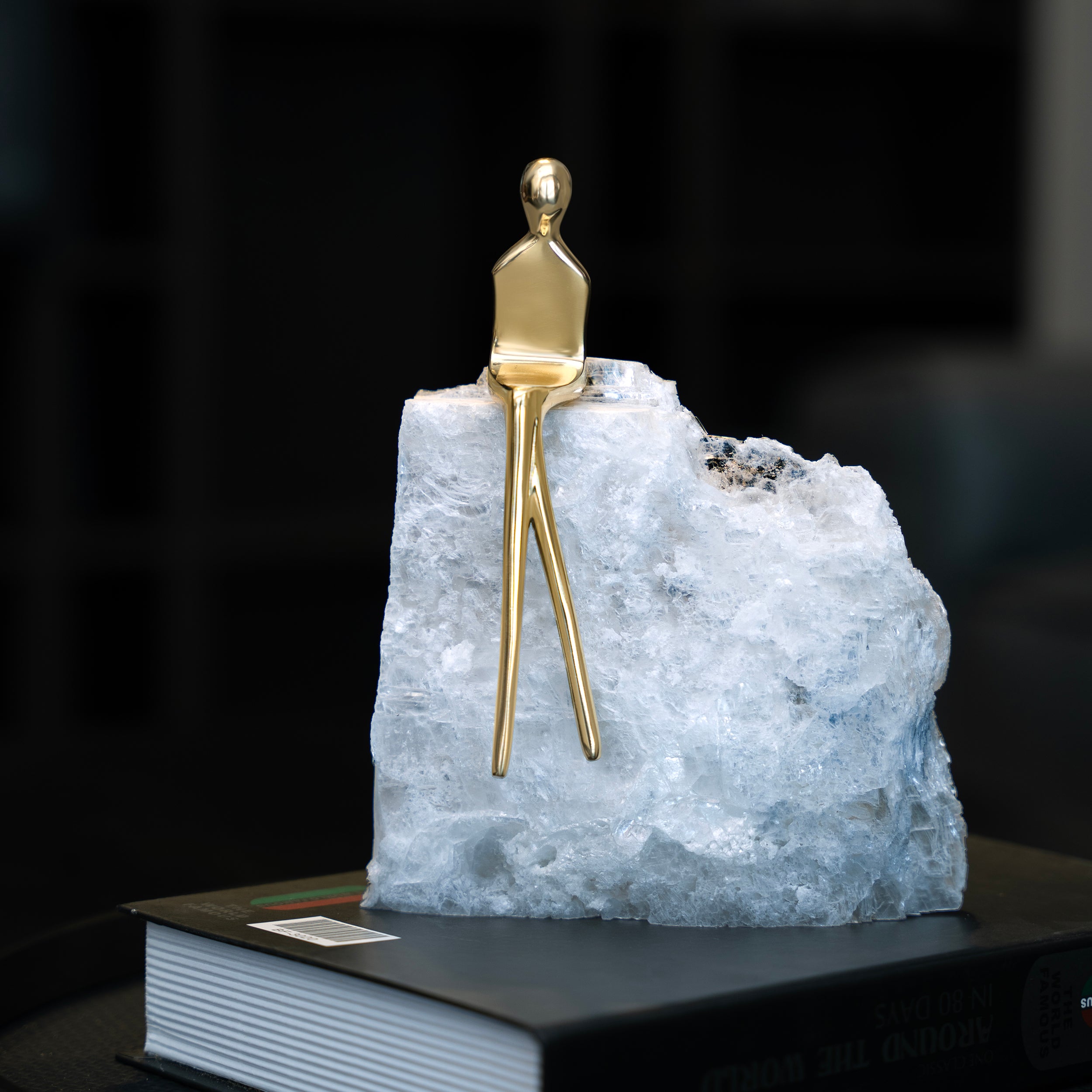 Golden Muse on Crystal