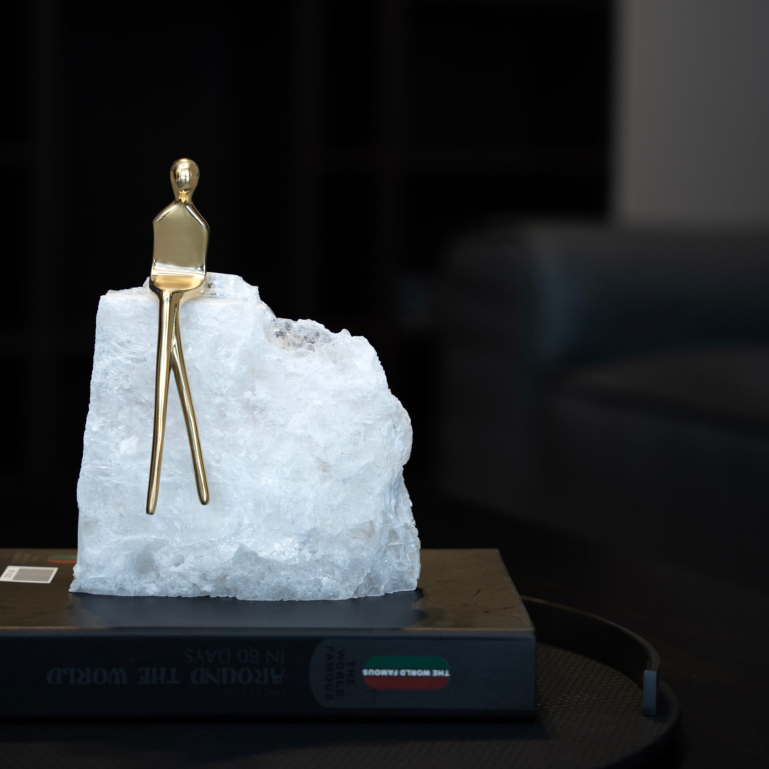 Golden Muse on Crystal