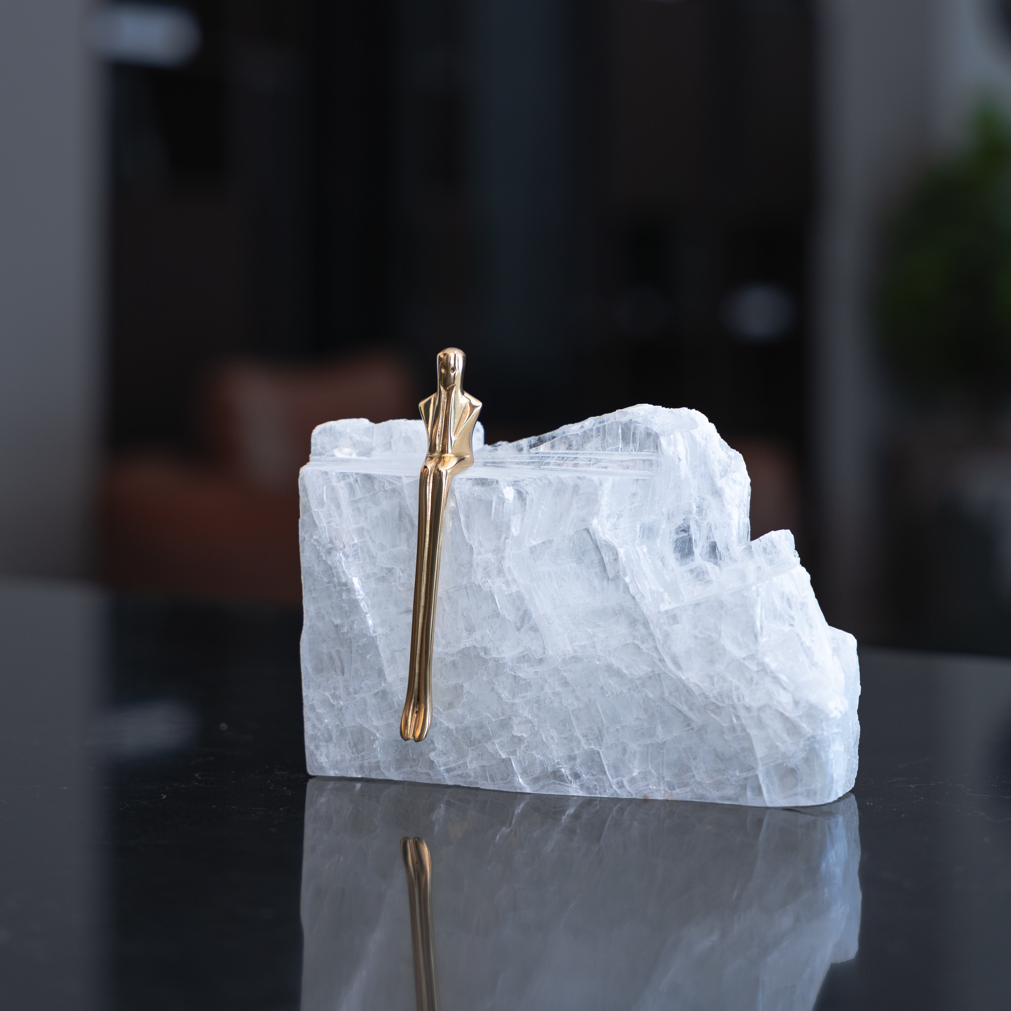 Golden Muse on Crystal