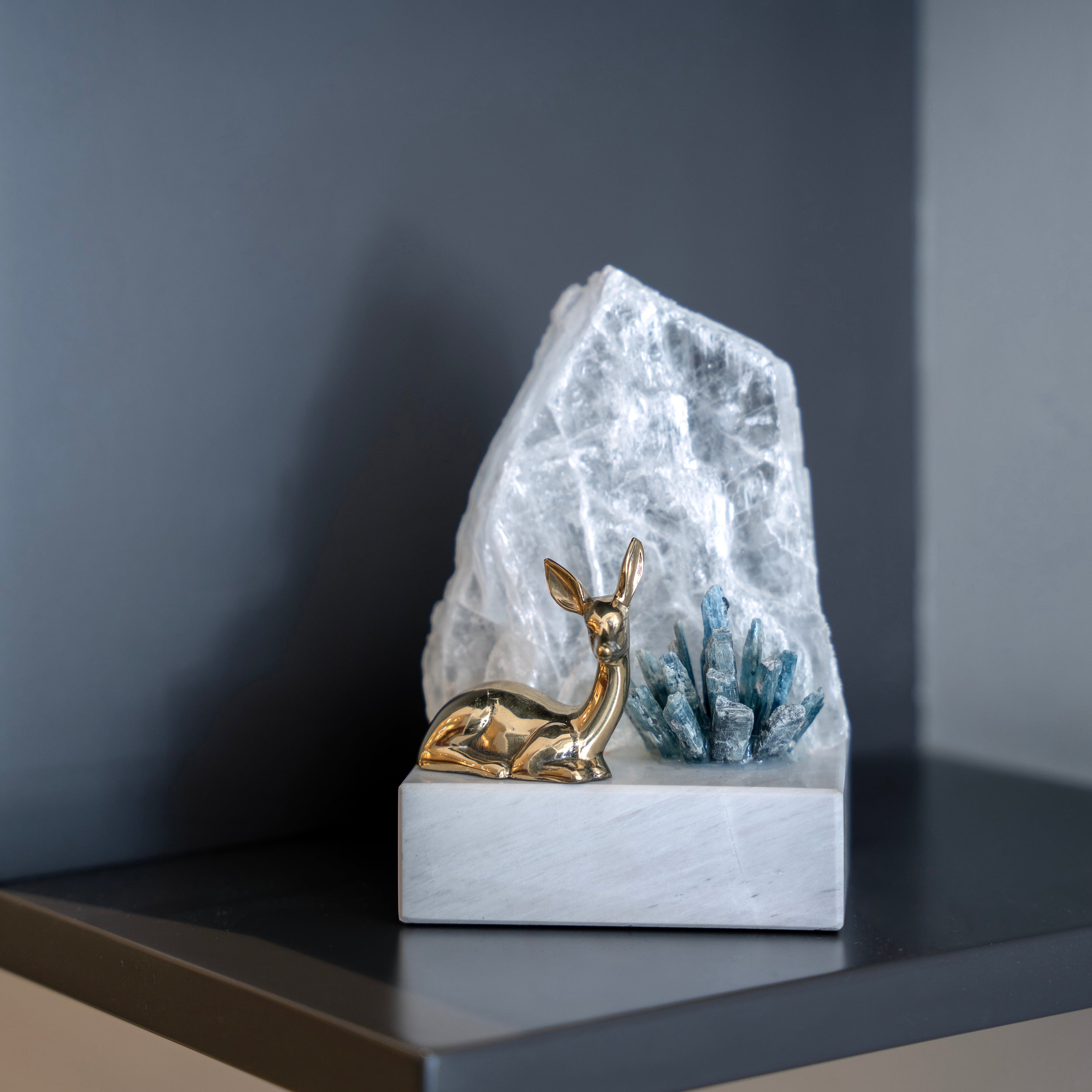 Golden Fawn Sculpture