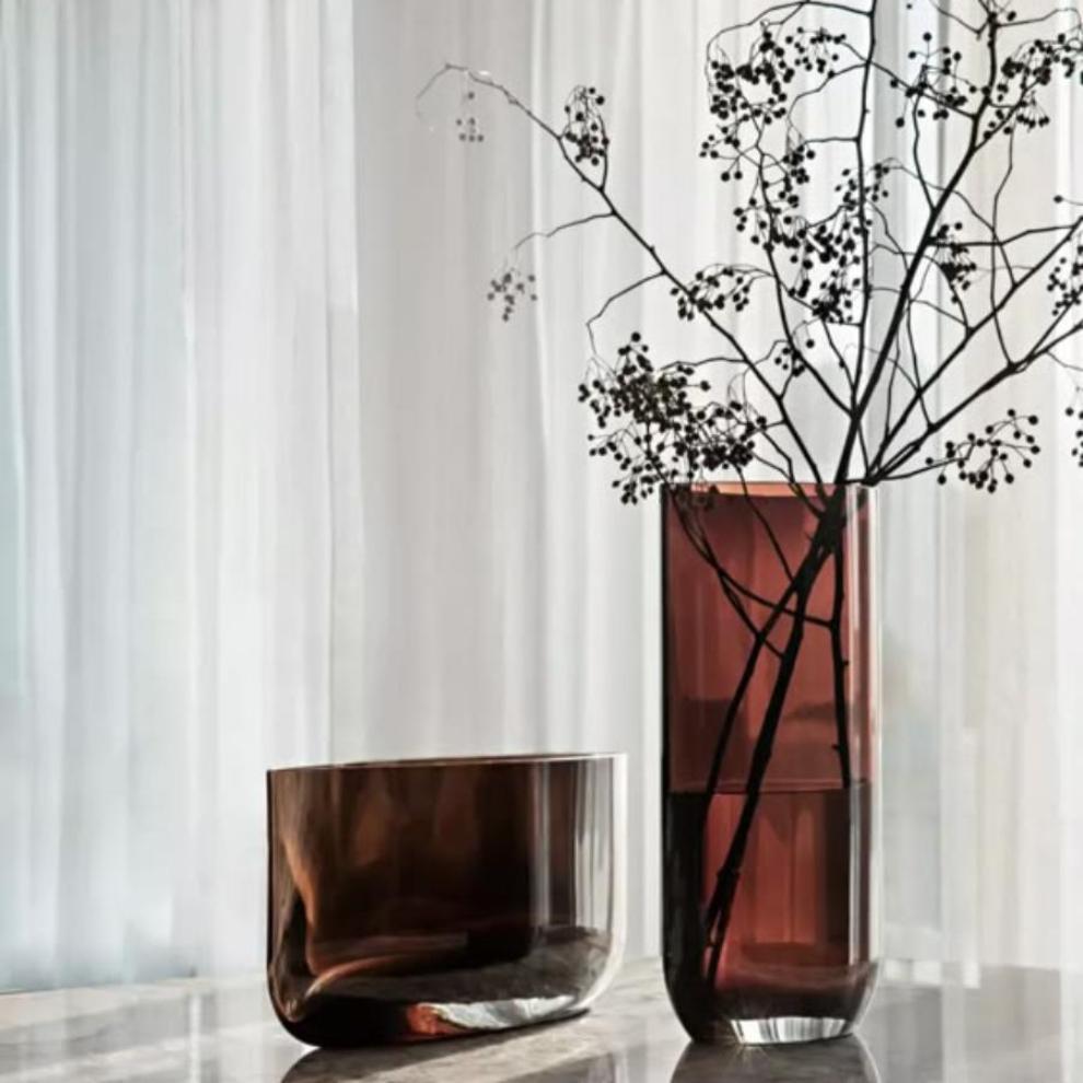 Crimson Elegance Vase